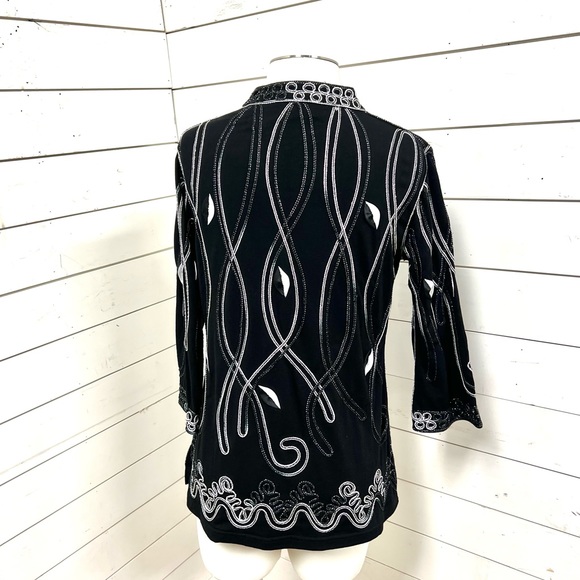 Objects d’art black top blouse - Picture 5 of 8